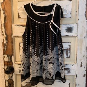 Floral and Polka Dot Blouse